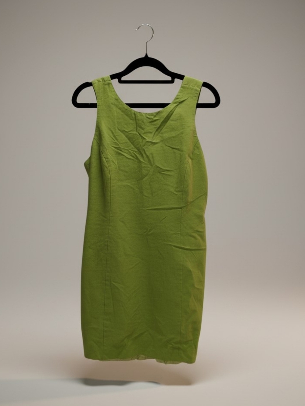 Vintage JACOB Lime Green Mini Dress | 90s Sheath | Made in Canada | Size 7/8